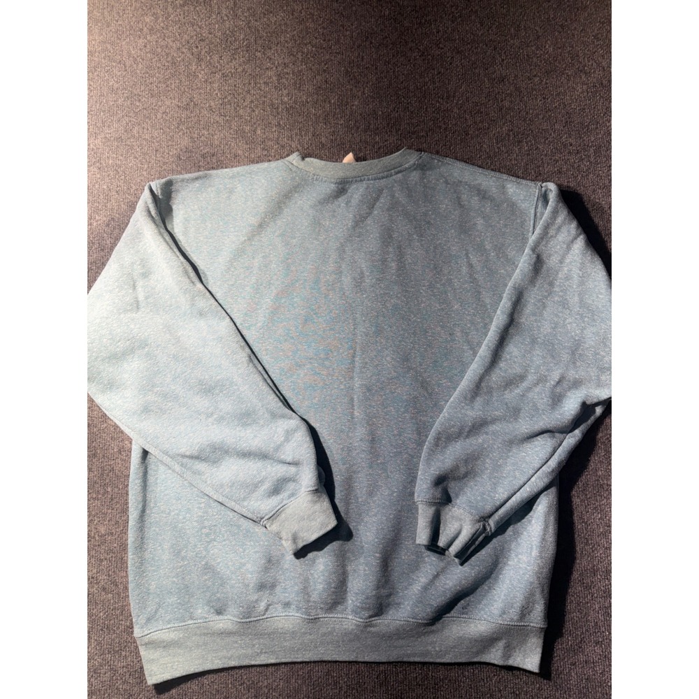 U.S. Vintage Sweatshirt Mens XL Blue Excellent Heathered Crewneck USW9397 - Picture 7 of 9